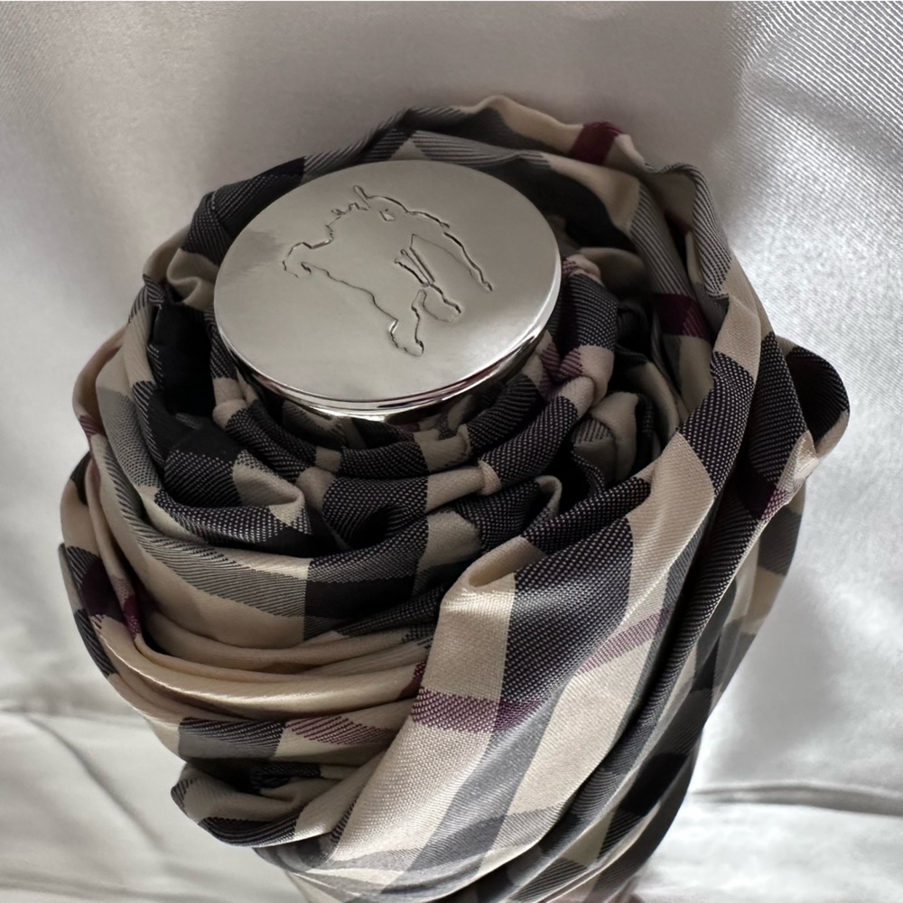 BURBERRY CHECK FOLDING UMBRELLA - Picture 7 of 7